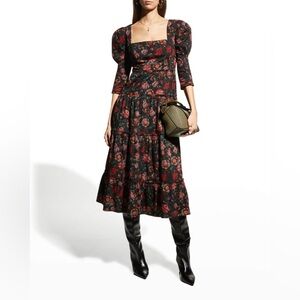 Diane von Furstenberg Nora Floral Midi Dress